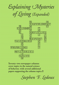 Explaining Mysteries of Living (Expaneed)